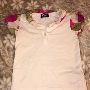 Super cute D&G with cap sleeves and flower details